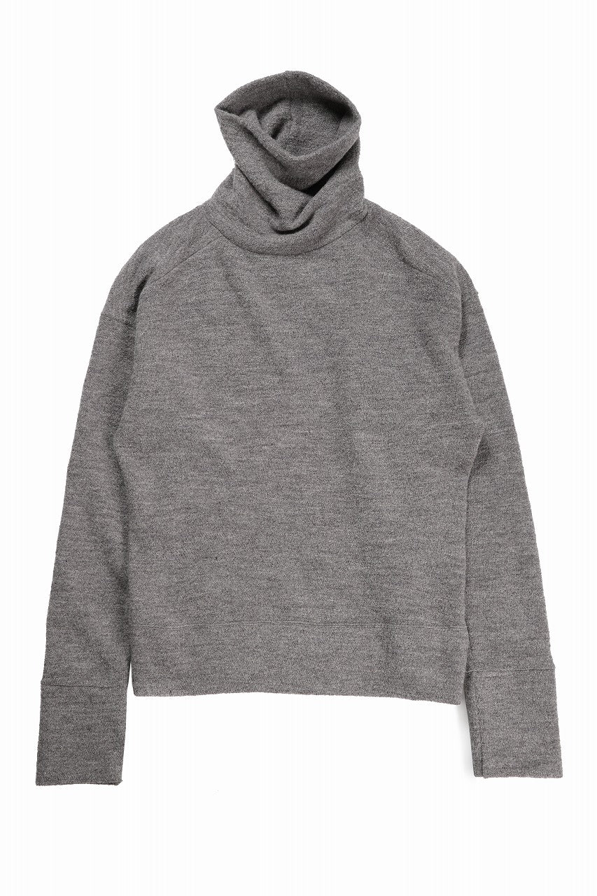 KLASICA VOLUME TURTLE NECK / SHETLAND WOOL AMUNZEN (SAND)