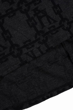 画像をギャラリービューアに読み込む, A.F ARTEFACT JACGURD HOODIE TEE (BLACK x DARK GREY)