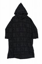 画像をギャラリービューアに読み込む, A.F ARTEFACT JACGURD HOODIE TEE (BLACK x DARK GREY)