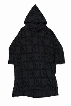 画像をギャラリービューアに読み込む, A.F ARTEFACT JACGURD HOODIE TEE (BLACK x DARK GREY)
