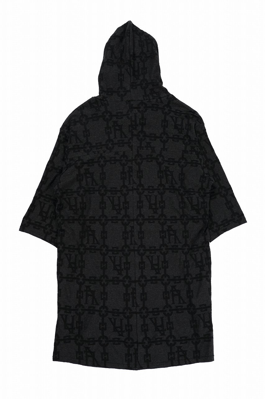 ジャケット・アウター DEFORMATER. A.F ARTEFACT A.F ARTEFACT JACGURD HOODIE TEE (BLACK x DARK GREY)の商品