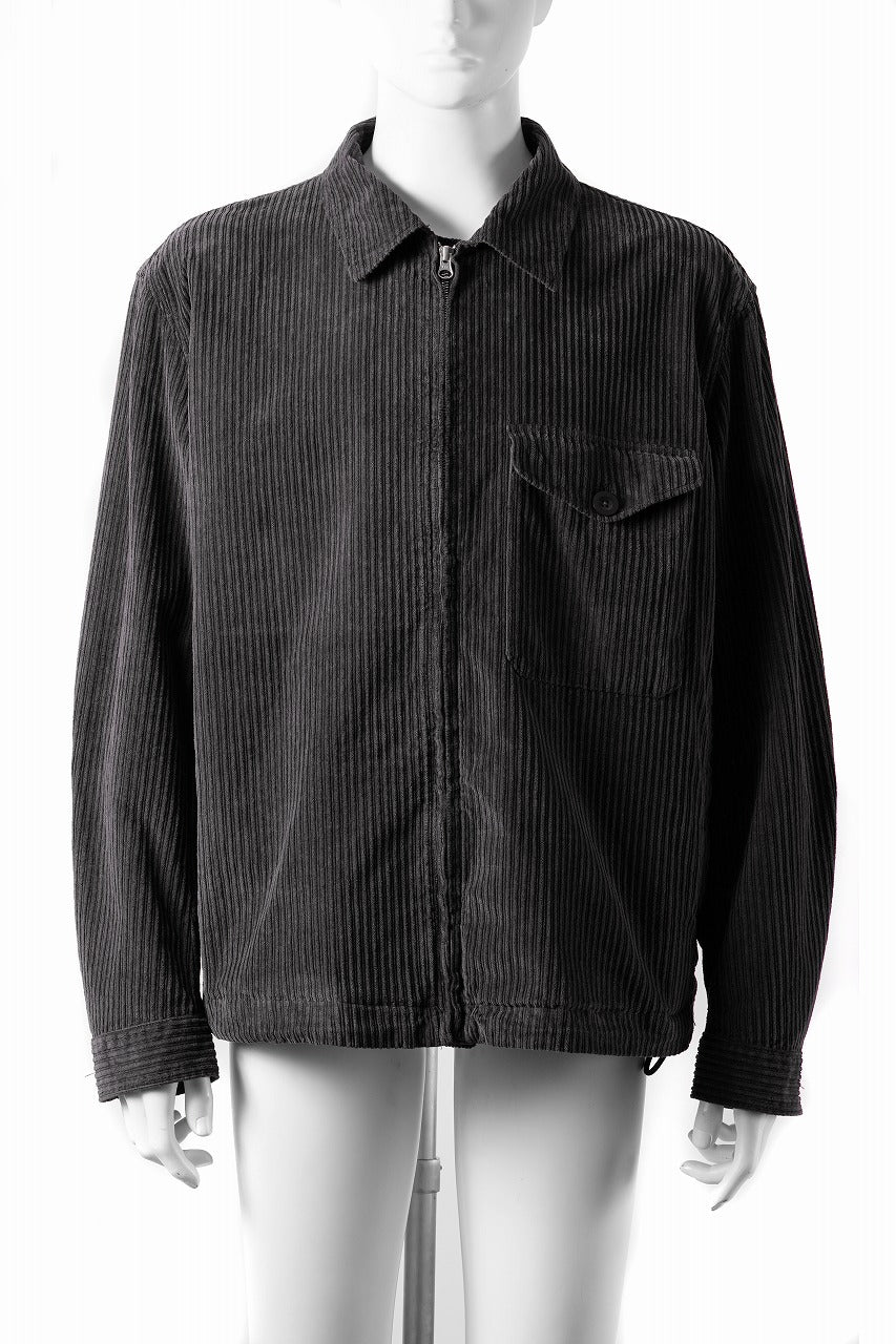 Ten c MID LAYER / GARMENT DYED CORDUROY STRETCH (CAFE TURCO)