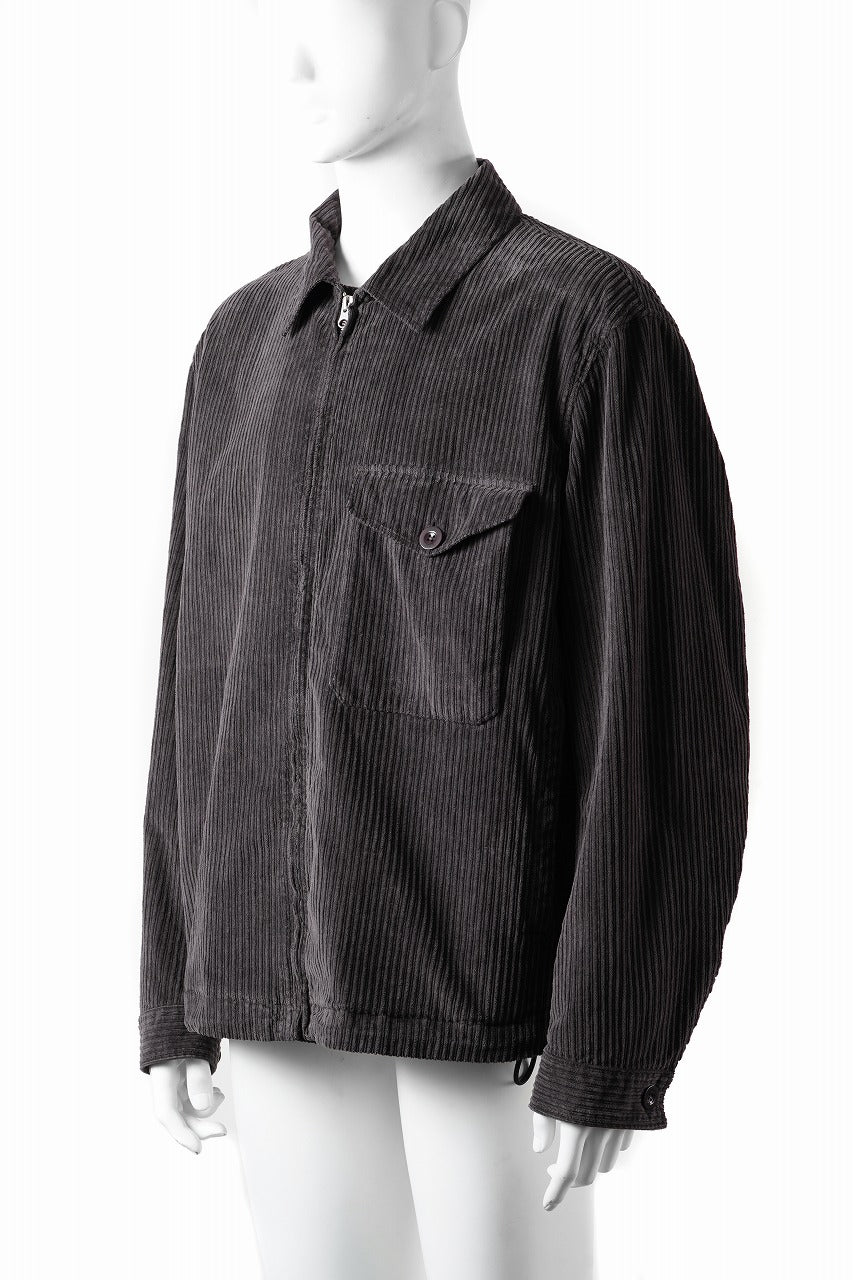 Load image into Gallery viewer, Ten c MID LAYER / GARMENT DYED CORDUROY STRETCH (CAFE TURCO)