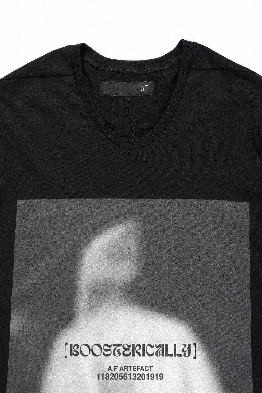 画像をギャラリービューアに読み込む, A.F ARTEFACT TYPE B LONG LENGTH PRINT TEE (BLACK)