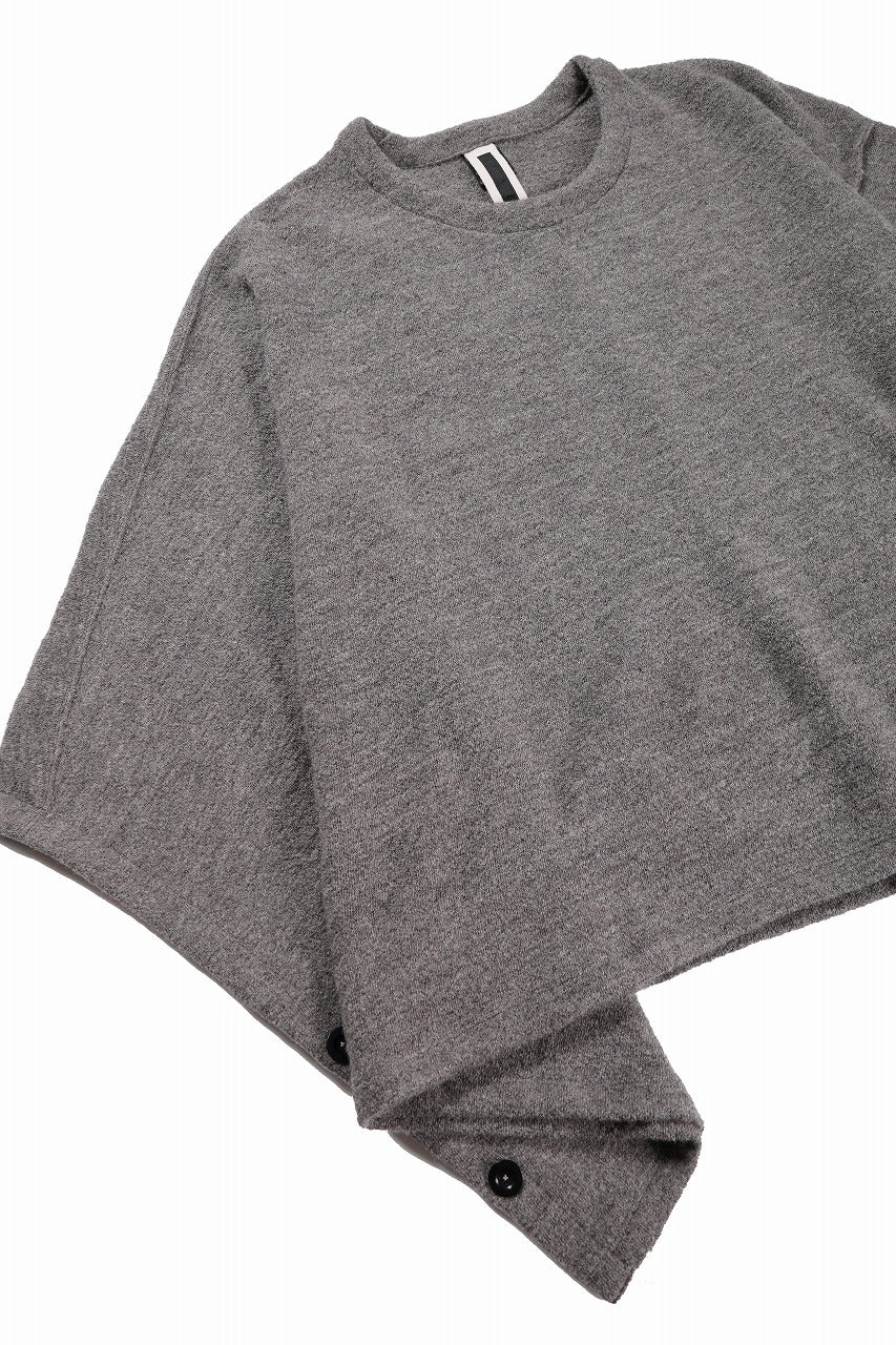 Load image into Gallery viewer, KLASICA WEARABLE BIG STOLE PONCHO / SHETLAND WOOL AMUNZEN (SAND)