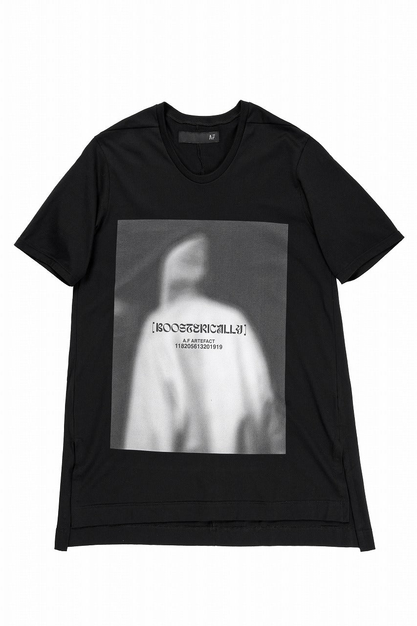 A.F ARTEFACT TYPE B LONG LENGTH PRINT TEE (BLACK)
