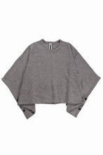 Load image into Gallery viewer, KLASICA WEARABLE BIG STOLE PONCHO / SHETLAND WOOL AMUNZEN (SAND)