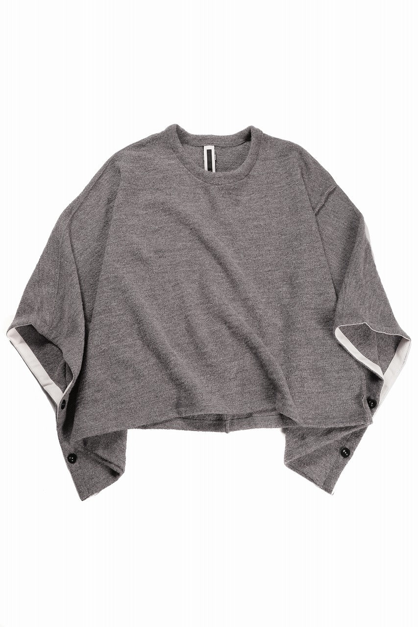 KLASICA WEARABLE BIG STOLE PONCHO / SHETLAND WOOL AMUNZEN (SAND)