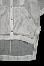 画像をギャラリービューアに読み込む, A.F ARTEFACT SHEER YO-RYU HOODIE SHIRT (IVORY)