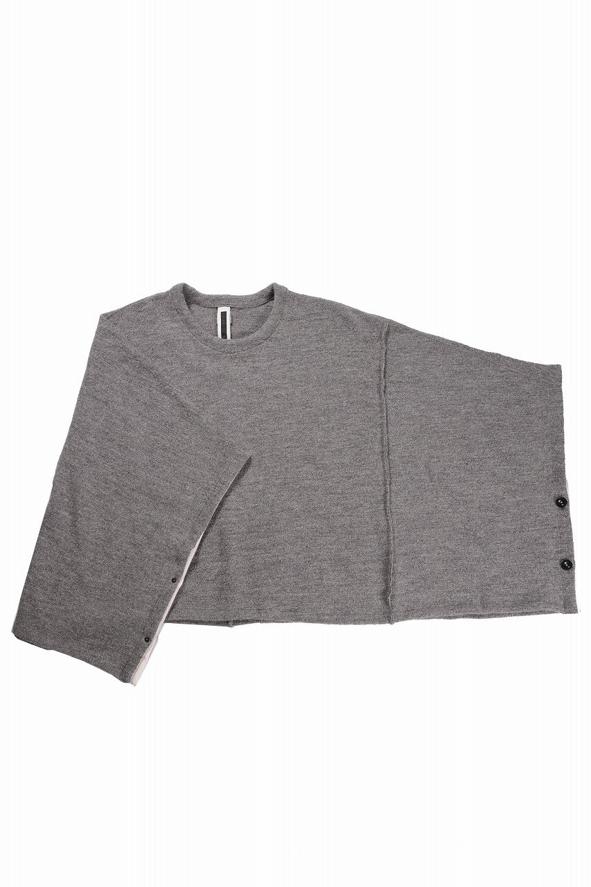Load image into Gallery viewer, KLASICA WEARABLE BIG STOLE PONCHO / SHETLAND WOOL AMUNZEN (SAND)