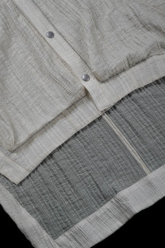 画像をギャラリービューアに読み込む, A.F ARTEFACT SHEER YO-RYU HOODIE SHIRT (IVORY)