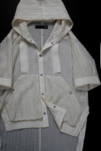画像をギャラリービューアに読み込む, A.F ARTEFACT SHEER YO-RYU HOODIE SHIRT (IVORY)