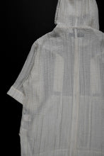 画像をギャラリービューアに読み込む, A.F ARTEFACT SHEER YO-RYU HOODIE SHIRT (IVORY)