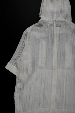 画像をギャラリービューアに読み込む, A.F ARTEFACT SHEER YO-RYU HOODIE SHIRT (IVORY)