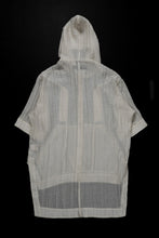 画像をギャラリービューアに読み込む, A.F ARTEFACT SHEER YO-RYU HOODIE SHIRT (IVORY)