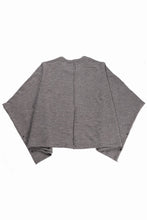 Load image into Gallery viewer, KLASICA WEARABLE BIG STOLE PONCHO / SHETLAND WOOL AMUNZEN (SAND)