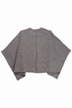 Load image into Gallery viewer, KLASICA WEARABLE BIG STOLE PONCHO / SHETLAND WOOL AMUNZEN (SAND)