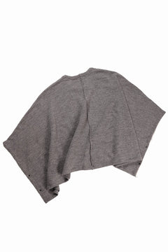 Load image into Gallery viewer, KLASICA WEARABLE BIG STOLE PONCHO / SHETLAND WOOL AMUNZEN (SAND)