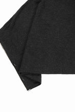 Load image into Gallery viewer, KLASICA WEARABLE BIG STOLE PONCHO / SHETLAND WOOL AMUNZEN (CARBON)