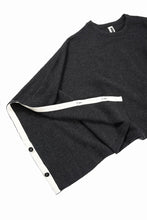 Load image into Gallery viewer, KLASICA WEARABLE BIG STOLE PONCHO / SHETLAND WOOL AMUNZEN (CARBON)