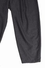 Load image into Gallery viewer, KLASICA BACK SEEM TAPERED TROUSERS / FORK NEEDLE PUNCH SUPER 100&#39;s PENCIL STRIPE (IRON BROWN STRIPES)