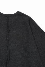 Load image into Gallery viewer, KLASICA WEARABLE BIG STOLE PONCHO / SHETLAND WOOL AMUNZEN (CARBON)