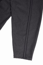 Load image into Gallery viewer, KLASICA BACK SEEM TAPERED TROUSERS / FORK NEEDLE PUNCH SUPER 100&#39;s PENCIL STRIPE (IRON BROWN STRIPES)
