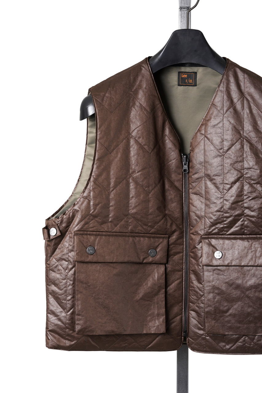 画像をギャラリービューアに読み込む, F/CE. × Lee 91-B MODULE VEST / PRIMALOFT® (BROWN)
