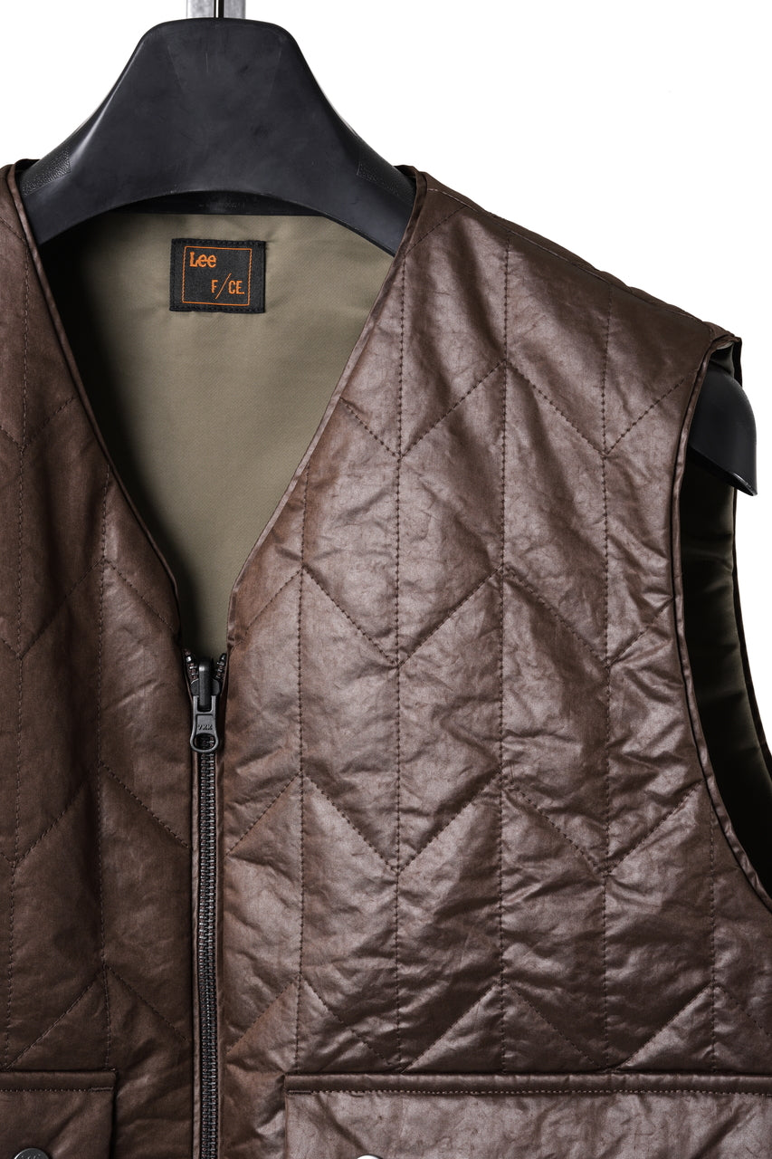 画像をギャラリービューアに読み込む, F/CE. × Lee 91-B MODULE VEST / PRIMALOFT® (BROWN)