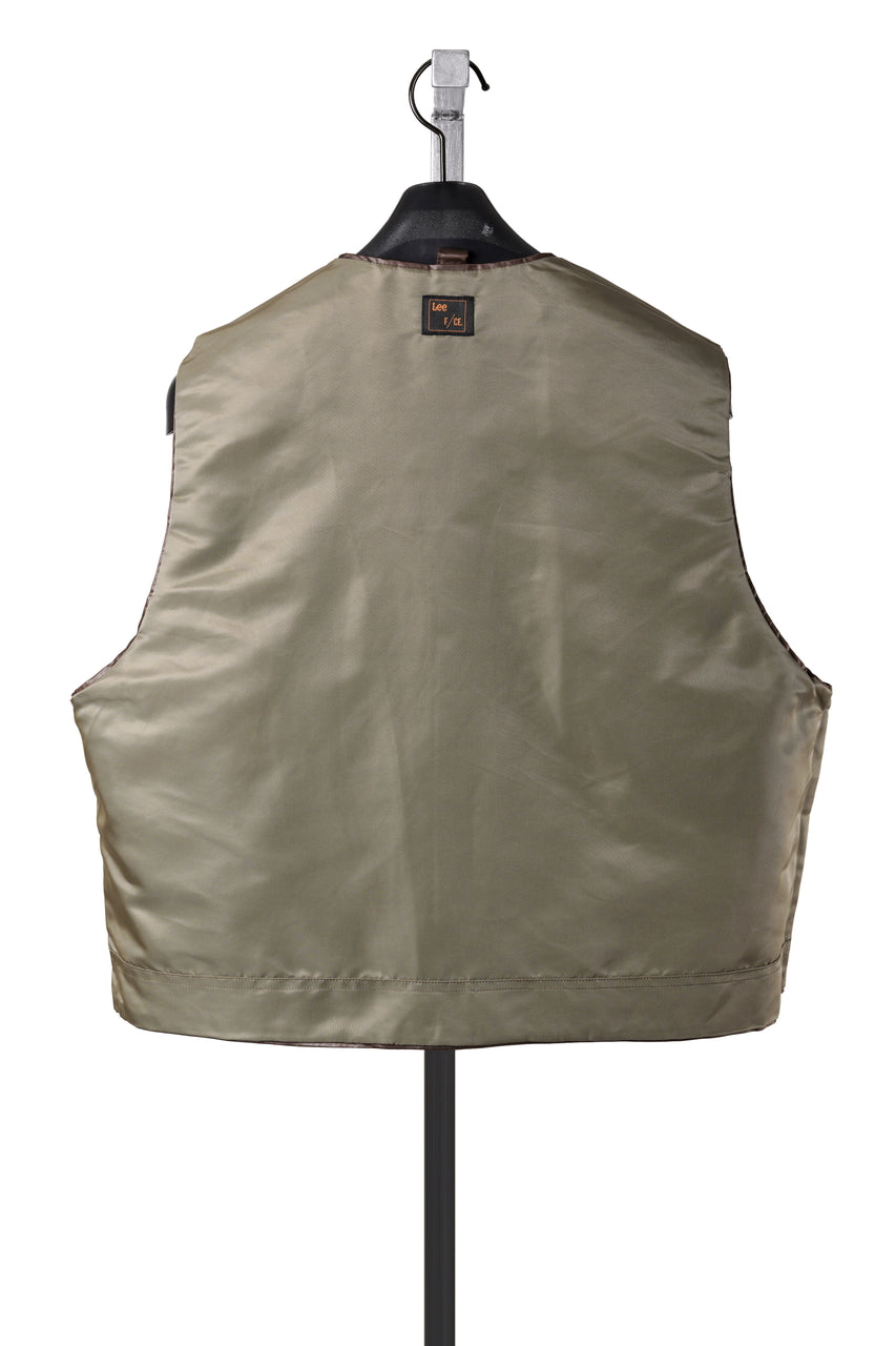 画像をギャラリービューアに読み込む, F/CE. × Lee 91-B MODULE VEST / PRIMALOFT® (BROWN)