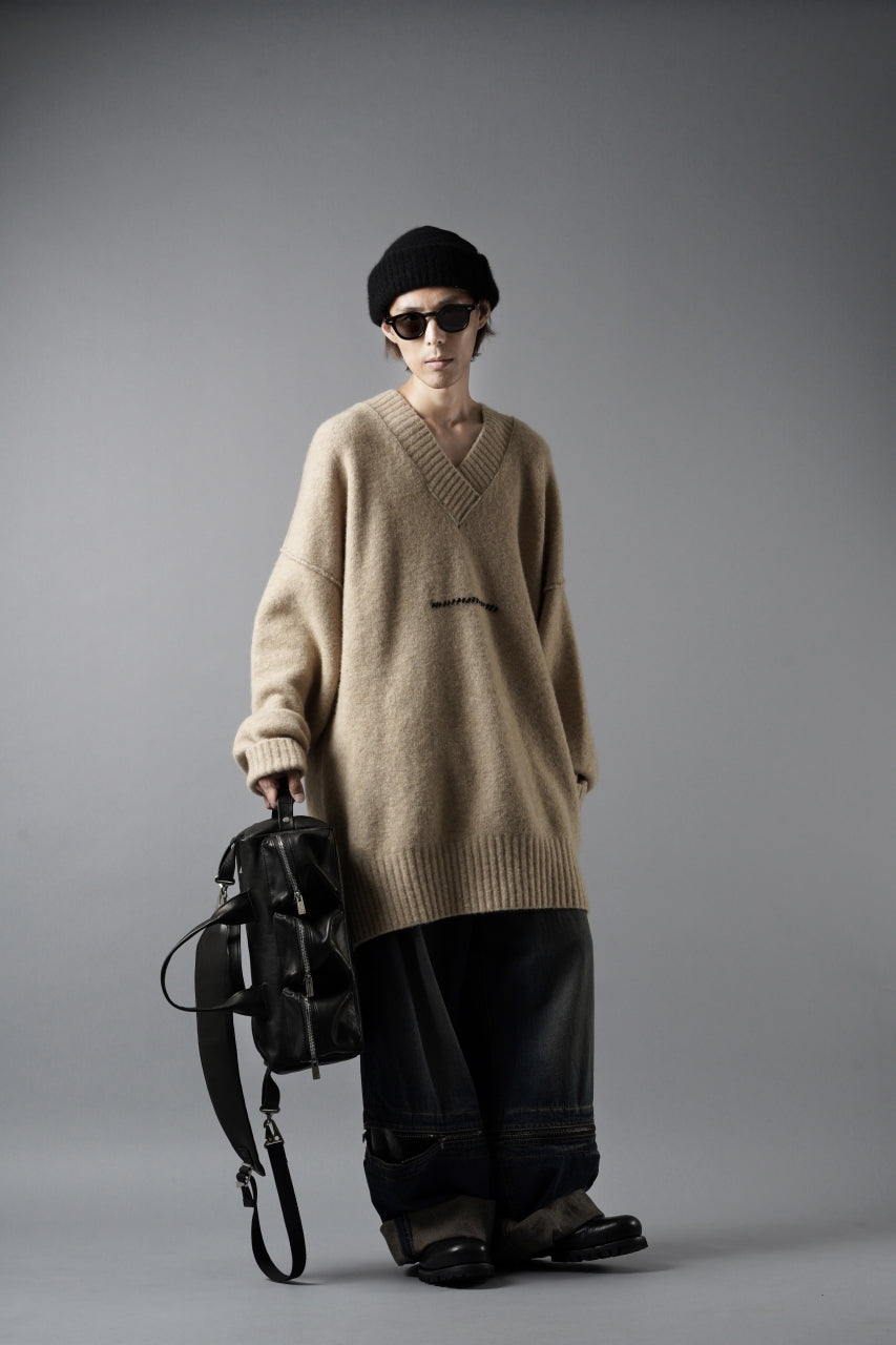 画像をギャラリービューアに読み込む, Portaille GP22 MILITARY BOSTON BAG / ROMA SOFT TANNED HORSE LEATHER (DEEP BLACK)