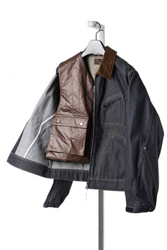 Load image into Gallery viewer, F/CE. × Lee 91-B MODULAR COVERALL JACKET / CORDURA® DENIM (INDIGO)