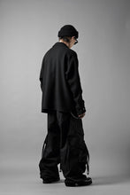 Load image into Gallery viewer, N/07 OPEN COLLAR L/S SHIRT / FRENCH CARZE (BLACK)