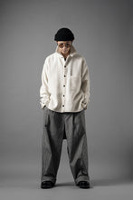 Load image into Gallery viewer, N/07 OPEN COLLAR L/S SHIRT / FRENCH CARZE (WHITE)