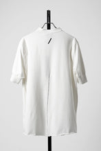 画像をギャラリービューアに読み込む, thom/krom STAND UP COLLAR T-SHIRT / STRETCH COTTON JERSEY (CREAM)