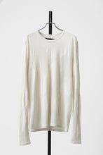画像をギャラリービューアに読み込む, A.F ARTEFACT DEFORMED STRIPE PATTERN LONG SLEEVE TOPS (CREAM)