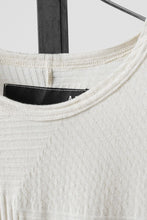 画像をギャラリービューアに読み込む, A.F ARTEFACT DEFORMED STRIPE PATTERN LONG SLEEVE TOPS (CREAM)