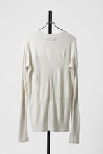 画像をギャラリービューアに読み込む, A.F ARTEFACT DEFORMED STRIPE PATTERN LONG SLEEVE TOPS (CREAM)