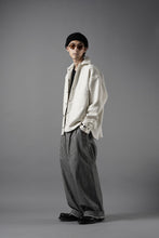 Load image into Gallery viewer, N/07 OPEN COLLAR L/S SHIRT / FRENCH CARZE (WHITE)