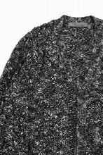 画像をギャラリービューアに読み込む, Y&#39;s for men V-NECK ARAN KNIT CARDIGAN (BLACK)