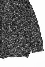 画像をギャラリービューアに読み込む, Y&#39;s for men V-NECK ARAN KNIT CARDIGAN (BLACK)