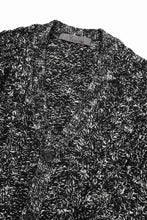 画像をギャラリービューアに読み込む, Y&#39;s for men V-NECK ARAN KNIT CARDIGAN (BLACK)