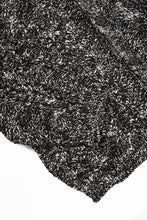 画像をギャラリービューアに読み込む, Y&#39;s for men V-NECK ARAN KNIT CARDIGAN (BLACK)