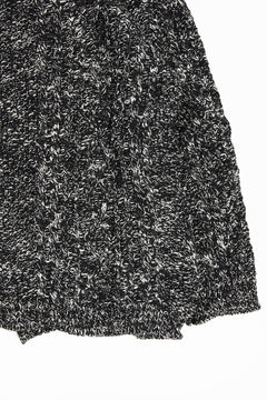 画像をギャラリービューアに読み込む, Y&#39;s for men V-NECK ARAN KNIT CARDIGAN (BLACK)