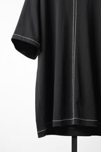 Load image into Gallery viewer, OBLADI BEIGE STITCHES ON BLACK T-SHIRT (BLACK)