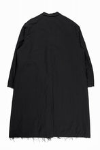 画像をギャラリービューアに読み込む, KLASICA &quot;1983&quot; CUT OFF CLASSIC STRAIGHT COAT / ALEXANDER TWILL MATT MIX (COAL BLACK)