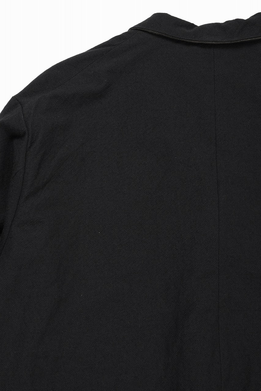 KLASICA "1983" CUT OFF CLASSIC STRAIGHT COAT / ALEXANDER TWILL MATT MIX (COAL BLACK)