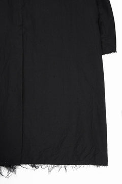 画像をギャラリービューアに読み込む, KLASICA &quot;1983&quot; CUT OFF CLASSIC STRAIGHT COAT / ALEXANDER TWILL MATT MIX (COAL BLACK)
