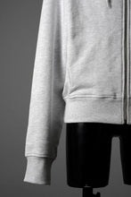 画像をギャラリービューアに読み込む, entire studios SLIM ZIP UP SWEAT PARKA (HEATHER GREY)