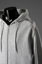 画像をギャラリービューアに読み込む, entire studios SLIM ZIP UP SWEAT PARKA (HEATHER GREY)